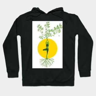 Yoga Lover Yoga Pose Tree Love Hoodie